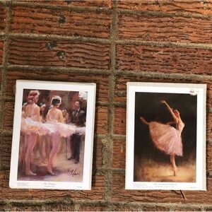 Set of 2 New Richard Zolan Art Prints The Critique & The Passion of Dance 8”x 6”